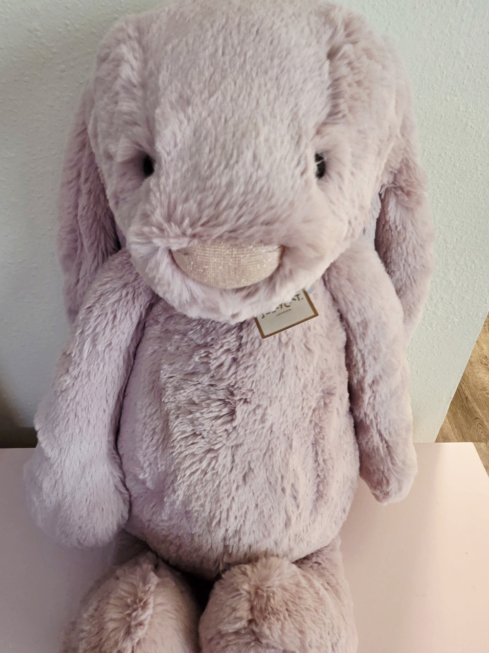 Jellycat NWT: HUGE Bashful Bunny LUXE ROSA